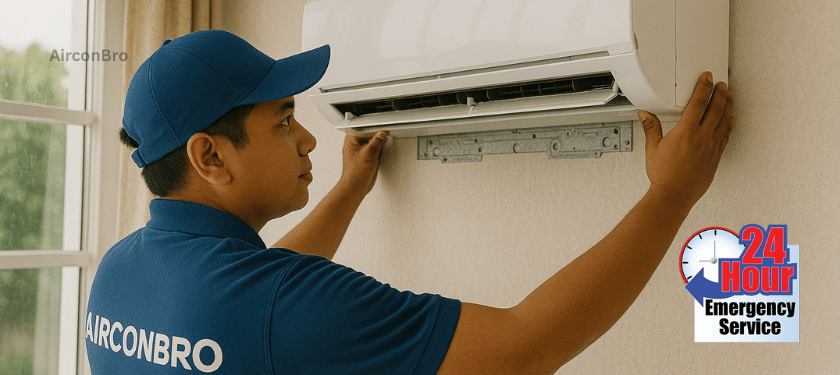 24/7 emergency aircon repair service in Kuala Lumpur Malaysia