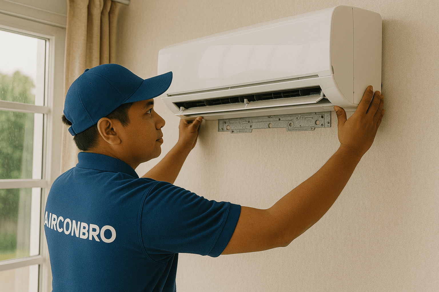 aircon installation Malaysia wall mounted AC install