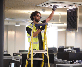 ceiling cassette air conditioner setup in KL